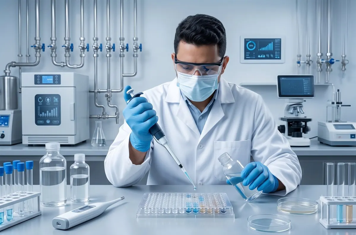 Análise microbiológica de água